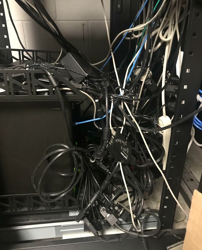 IT Said “Check All Wires.” Did They Mean Like This?