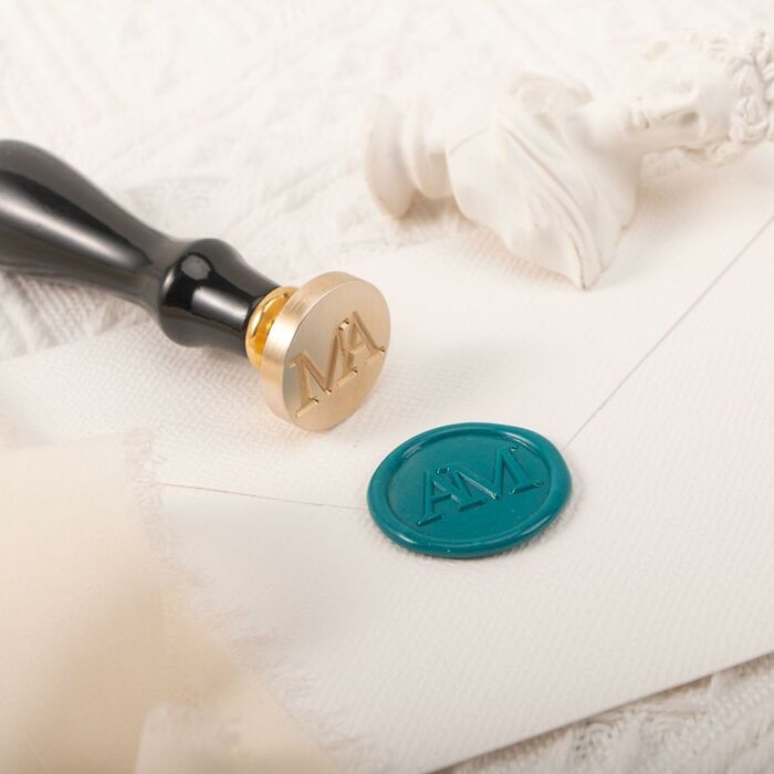Give Her The Power To Turn Every Thank You Note Into A Regal Decree With This Custom Wax Seal Stamp