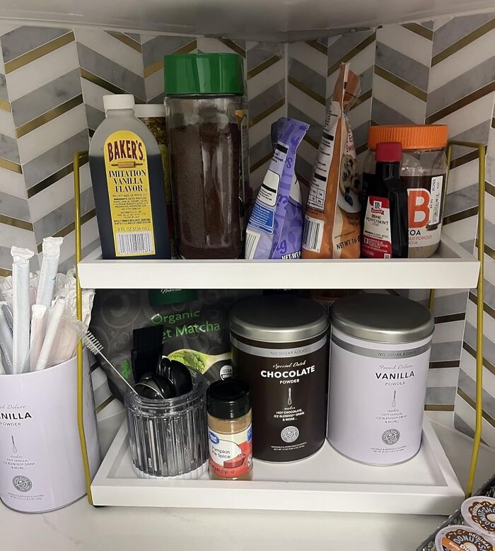 This 2-Tier Bathroom Organizer Will Finally Calm Her Lotion & Potion Chaos