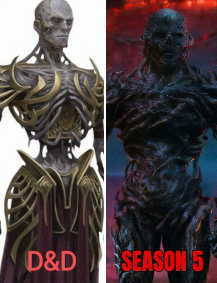D&D Vecna vs Season 5 Vecna: The Glow-Up