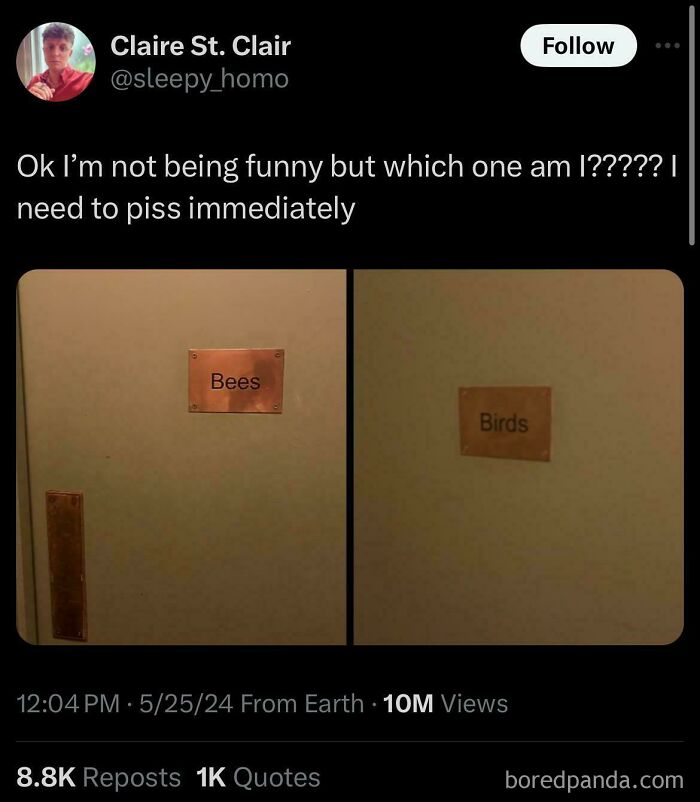 Going to the Bathroom… But Missing the Mark