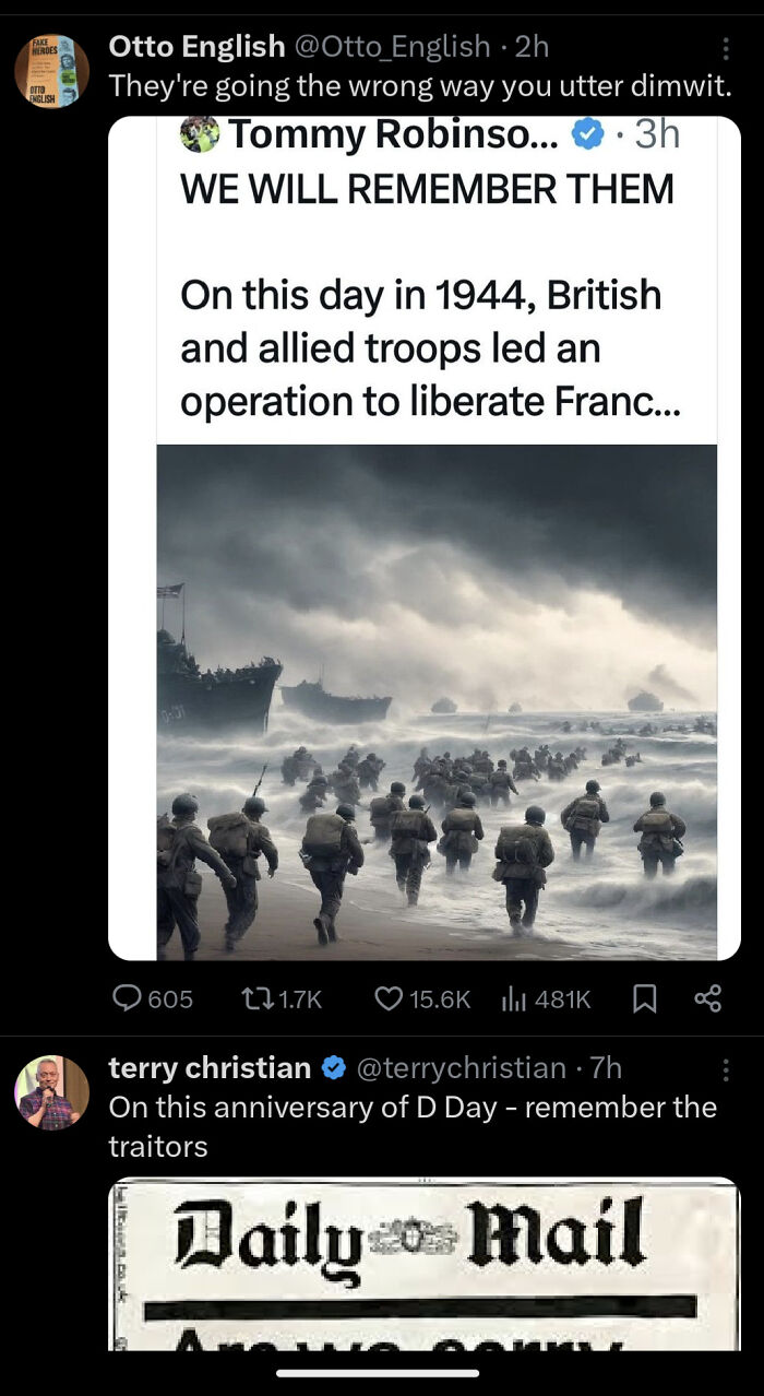 Patriotic for D-Day Remembrance... Interesting Choice