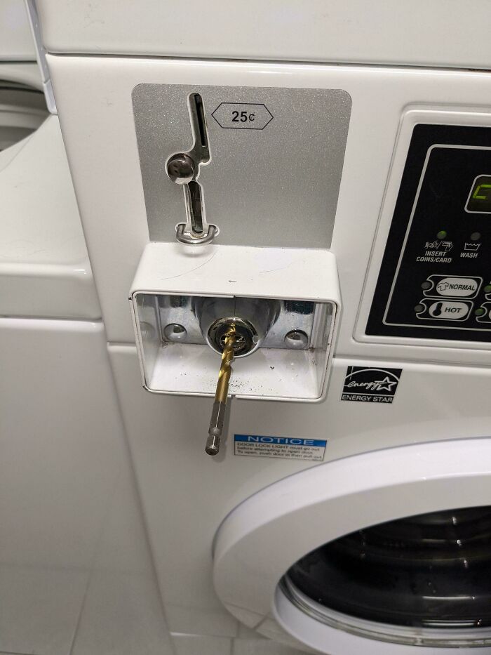 Breaking Into the Apartment Complex Washer – A Laundry No-No