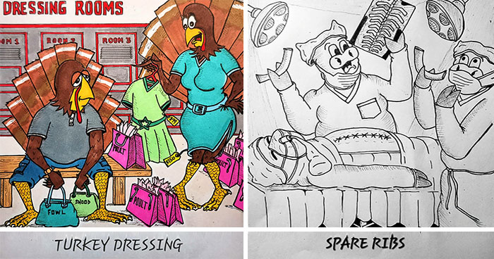 15 Food Comics That Prove Menus Are Way Funnier Than You Thought