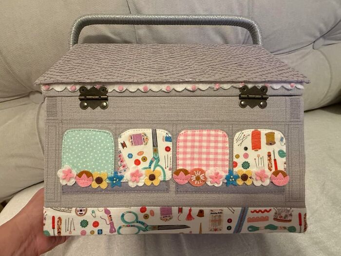 Go Full Cottage-Core With This Picnic Basket Sewing Box