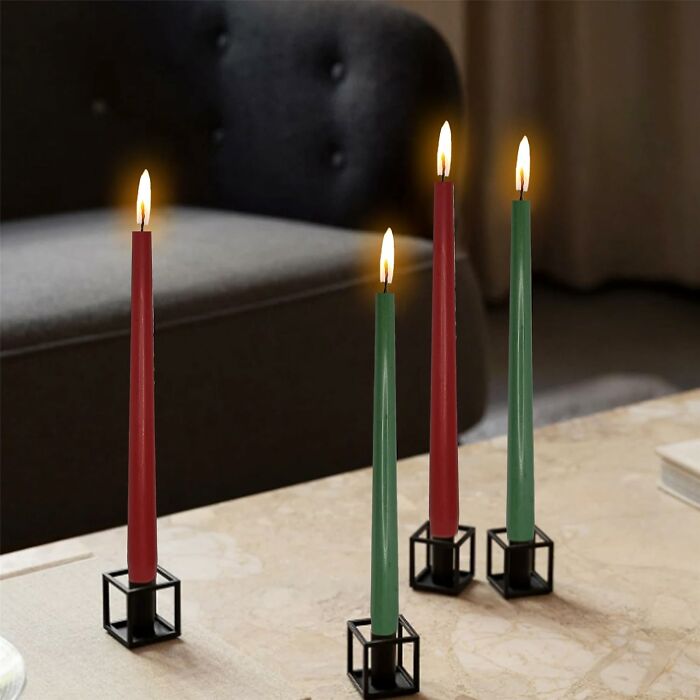 Live Your Gothic Novel Dreams With These Dripless Taper Candles