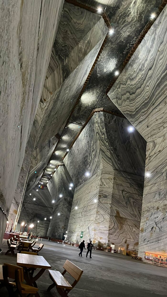 Insanely Huge Salt Mine In Romania