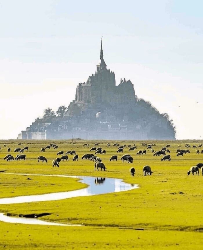 Mont-Saint-Michel’s Giant Island Castle
