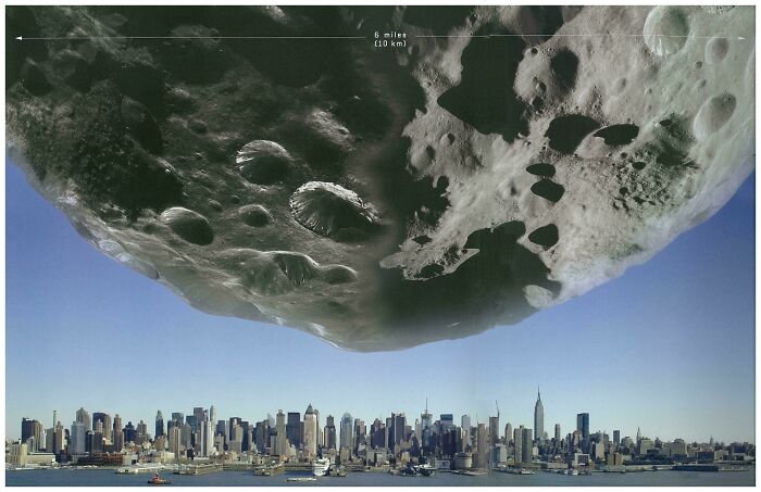 Dinosaur Killer Asteroid Versus Manhattan