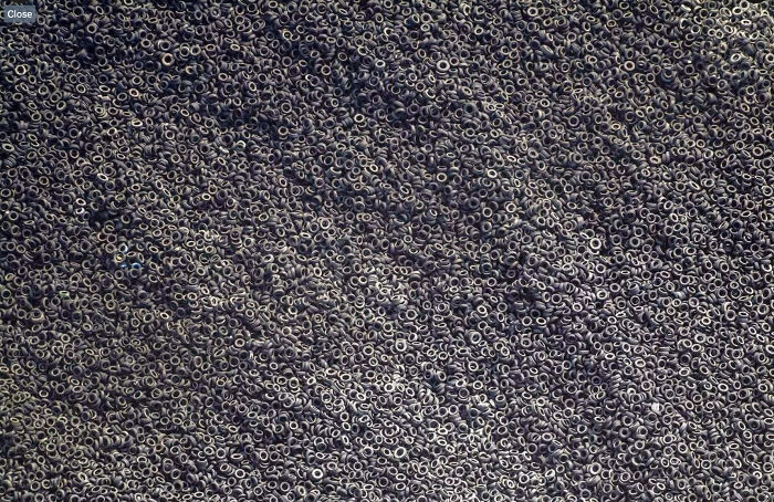 Tire Graveyard In Kuwait: A Mountain Of Old Tires