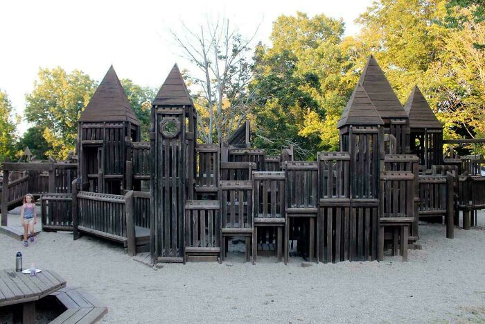 Remember Playing on Those Old Wooden Playgrounds?