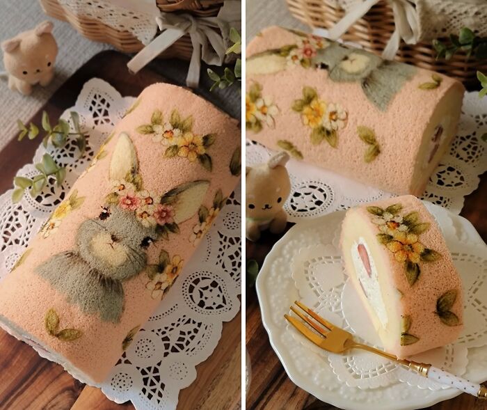 Easter Bunny Roll Cake—Too Cute to Eat (Almost)