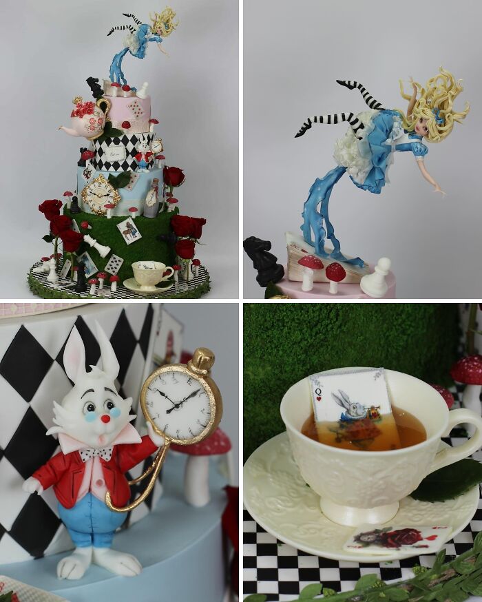 One of My Favorite Alice Cakes—Tea Time, Anyone?
