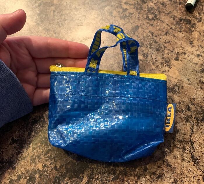 Tame Your Crazy Keychain Pile With The Surprisingly Spacious Mini IKEA Bag Keychain
