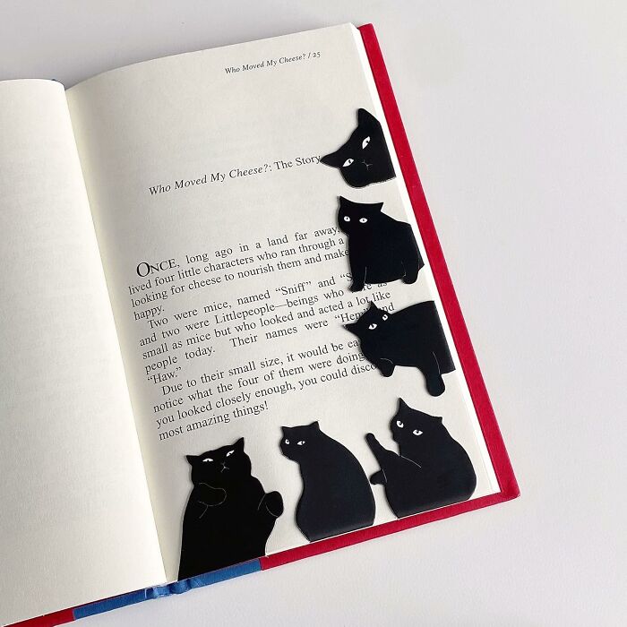 Magnetic Cat Bookmarks That’ll Side-Eye You For Taking Forever To Finish That Book