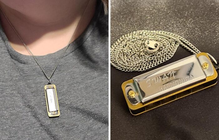 Mini Harmonica Necklace: Charming Bling That Doubles As Your Go-To Annoy-the-Fam Instrument