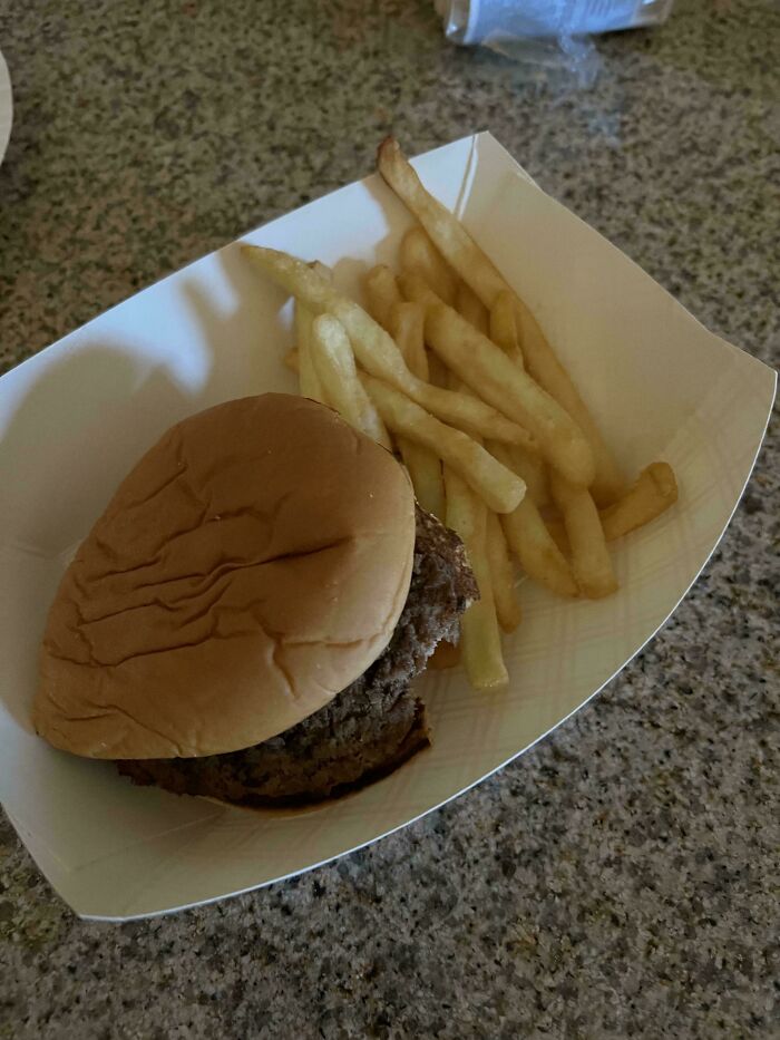 My Kid Was “Starving” and Left Half of His $19 Burger—Classic!