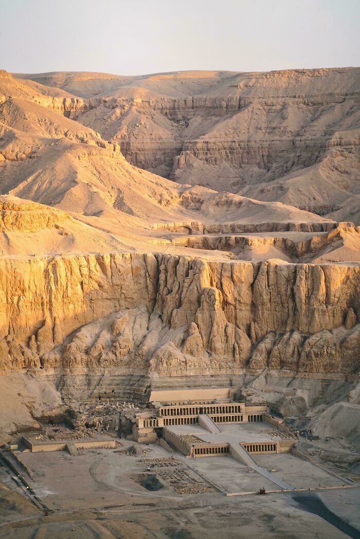 Snapped This Photo Of The Temple Of Hatshepsut—One Powerful Lady!