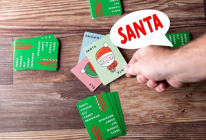 Get in the Holiday Spirit with the Santa Cookie Elf Candy Snowman Card Game