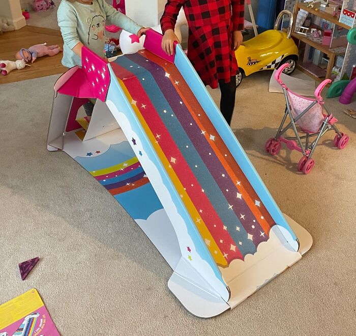 Slide Into Fun Indoors with the Cardboard Slide—Winter Won’t Know What Hit It