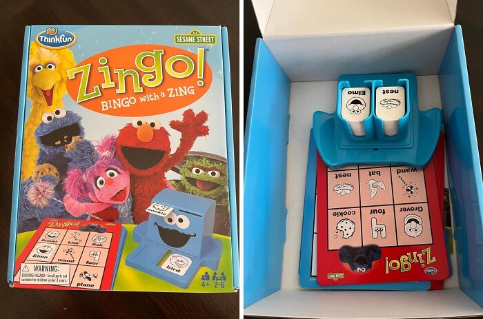 Sesame Street Zingo! So Fun They Won't Even Notice They're Learning To Read