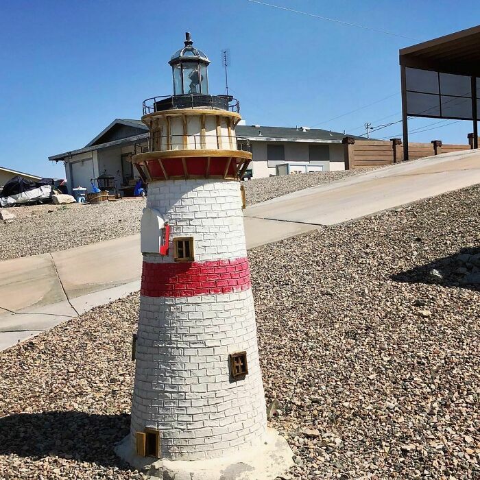 Yep, There’s A Mailbox Inside This Lighthouse