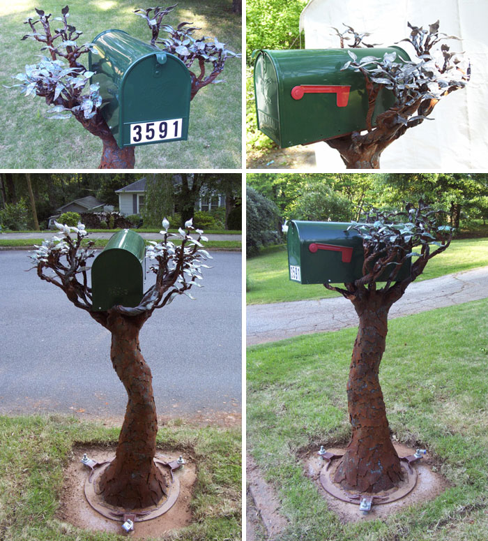 Handmade Tree Mailbox Feels Right At Home