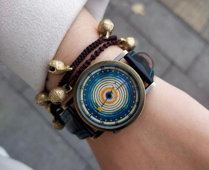 Got Space Fever? This Ptolemaic Universe Watch Is Astronomical Fun!