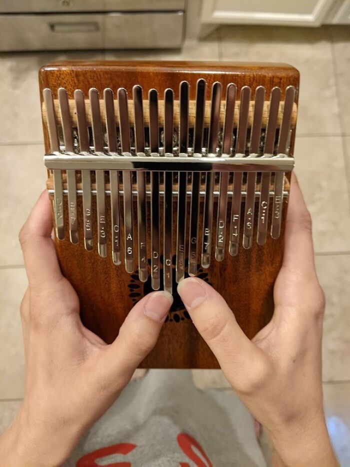 Chill Out with the Soothing Sounds of a Kalimba Thumb Piano