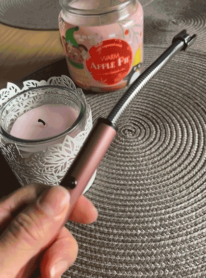 Zap Your Candle Flame Troubles Away with This Rechargeable Candle Lighter