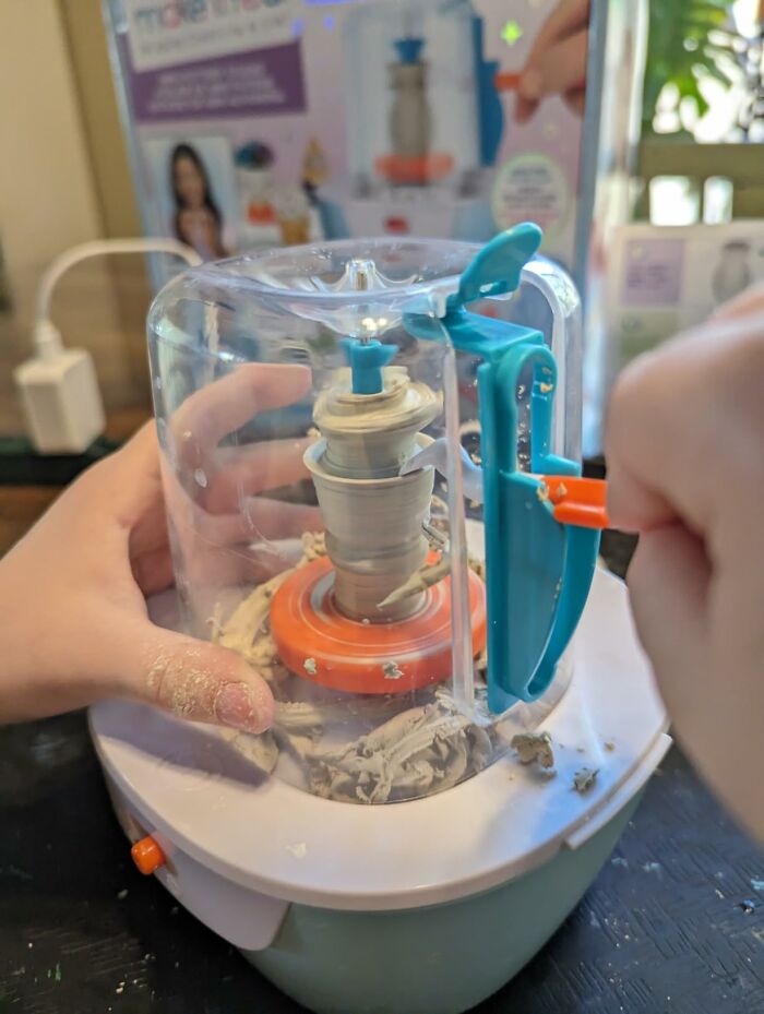 Mini Pottery Wheel on Your Desk: Channel Your Inner Ghost and Spin Some Clay