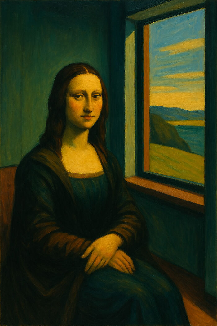 Quiet Streets and Mona Lisa with Hopper