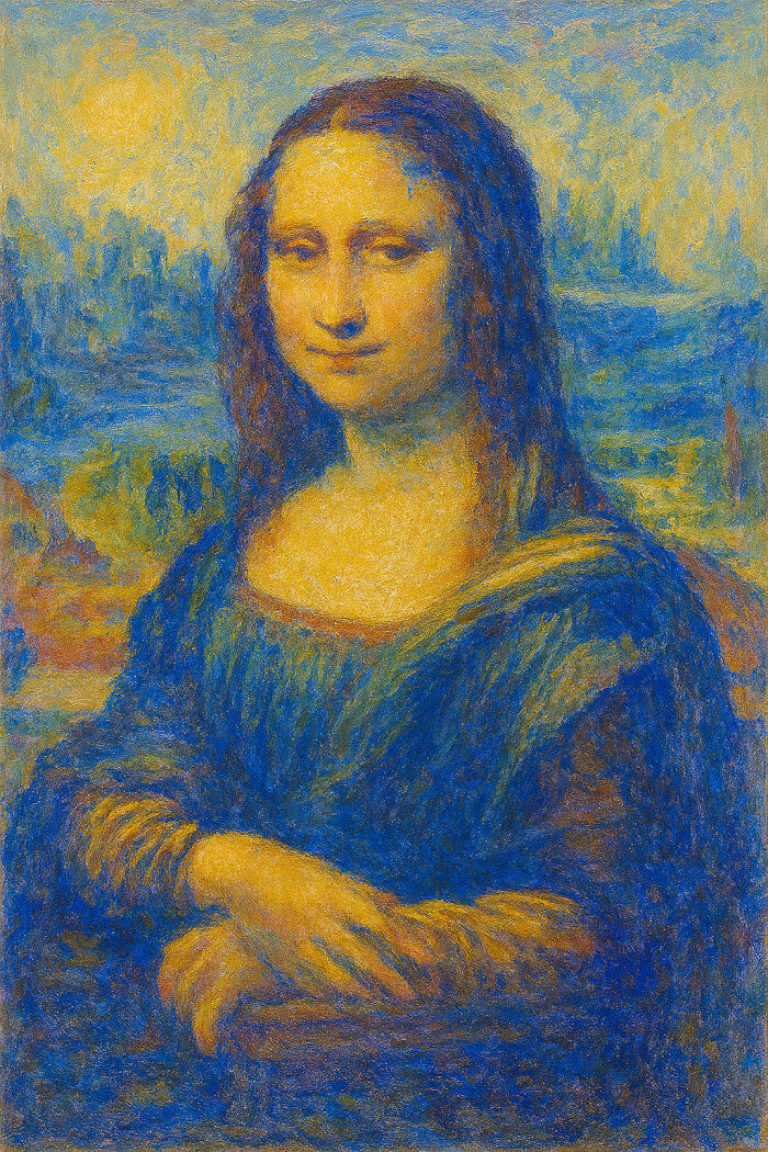 Misty Mona Lisa, Monet Style