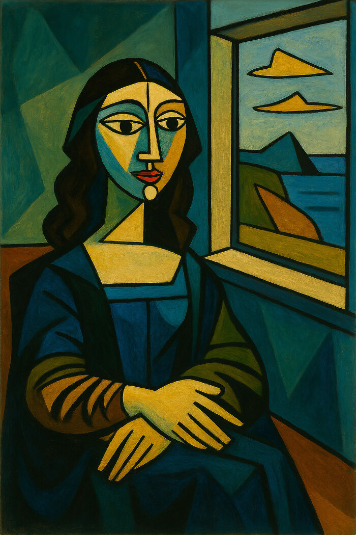 Picasso’s Mona Lisa: Abstract and Bold
