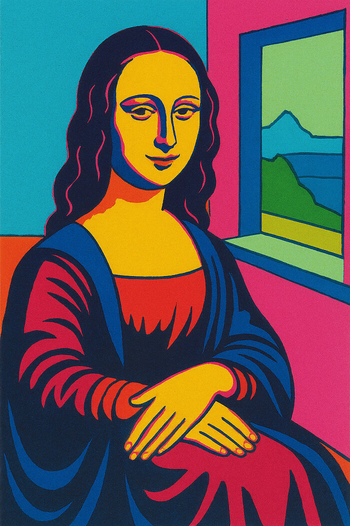 Andy Warhol’s Pop Art Mona Lisa