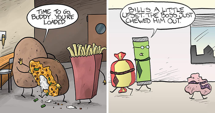 Wait Till You See These Hilarious Food Comics That Talk Back!