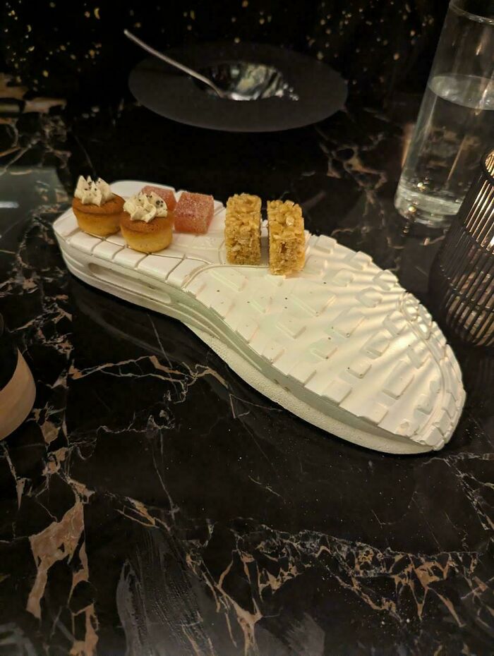 Dessert Served On The Chef’s Sneaky Sneaker