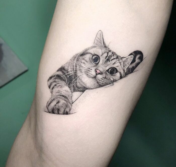 The Purr-Fect Cat Tattoo