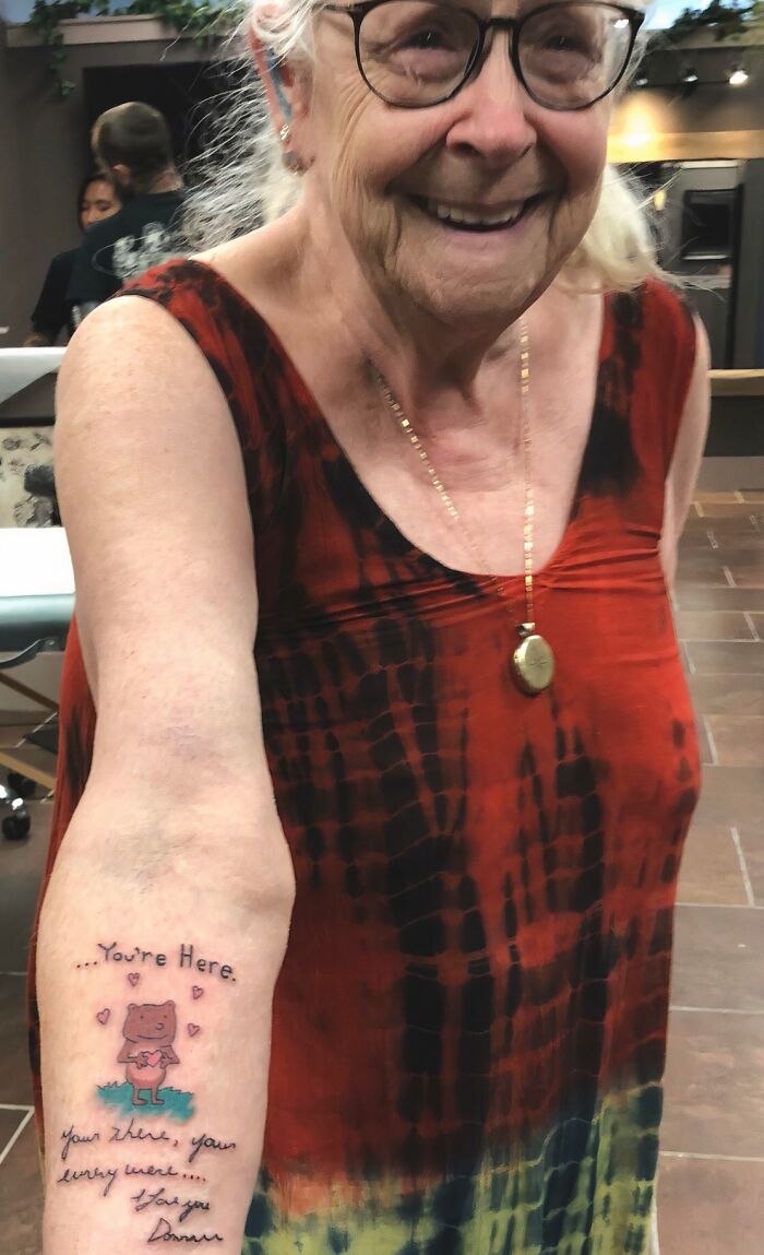 Tattoo From A Late Son’s Card? Tears Incoming