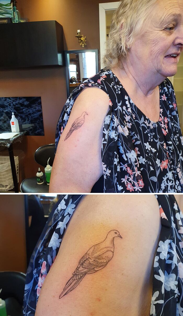 Grandma, 77 & Tattooed! (It Didn’t Hurt A Bit!)