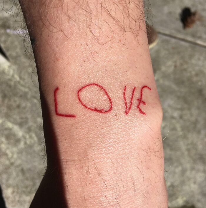 The First Time My Kid Wrote ‘Love’ Got Inked