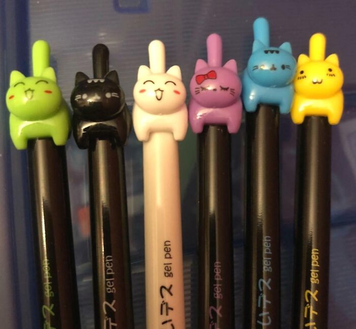These Adorable Kitty Pens Are Basically Meeting Mood-Lifters