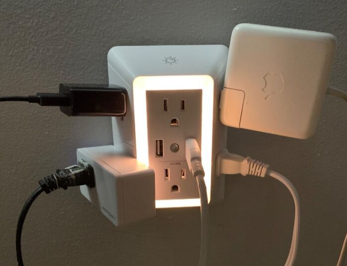 6-Port Surge Protector: Because Jenga With Power Strips Is A Fire Hazard