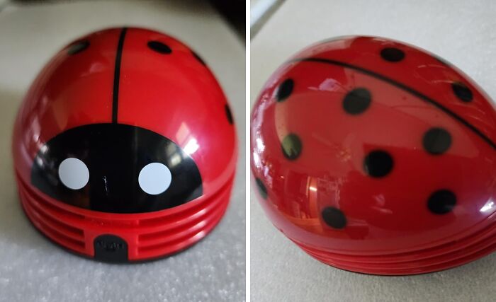 Ladybug Desktop Vacuum: Cute Cleanup Crew