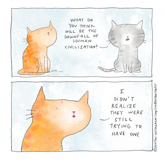 Wait Till You See These Hilarious Cat Comics That Nail Cat Life (20 Pics)