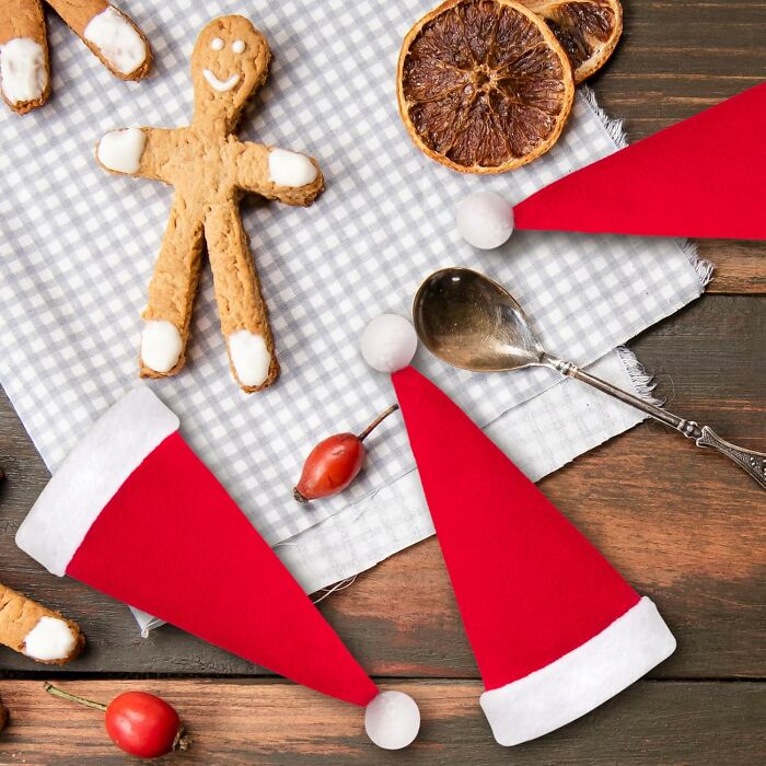 Santa Hat Cutlery Holders: Because Even Forks Deserve To Get Festive