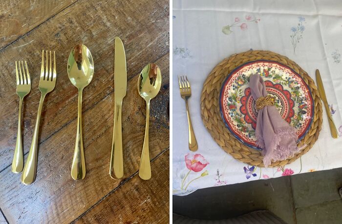 20 Piece Golden Cutlery Set: Add A Dash Of Fancy To Your Forks And Knives