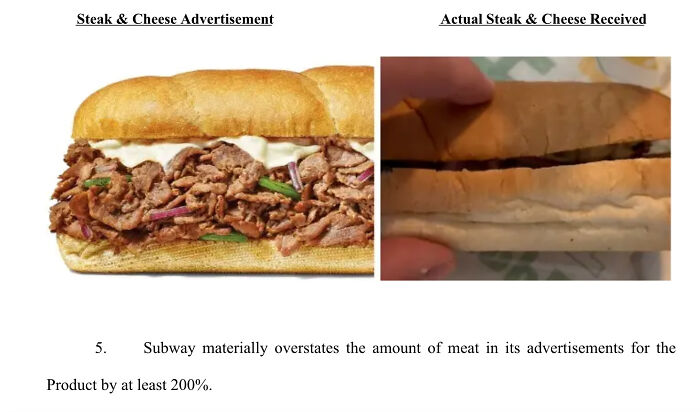 Subway Sued for Imaginary Meat Explosion (200% More Meat? Yeah, Right)