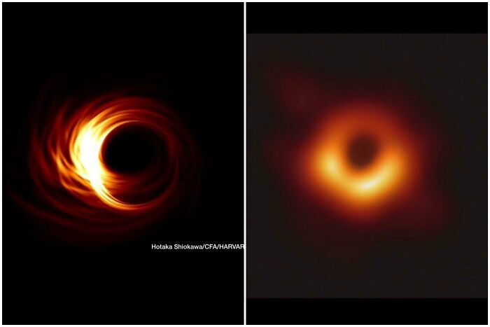 Black Hole Predictions vs. Actual Black Hole. Mind = Blown.