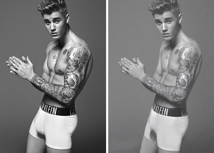 Justin Bieber’s Calvin Klein Photoshop Drama
